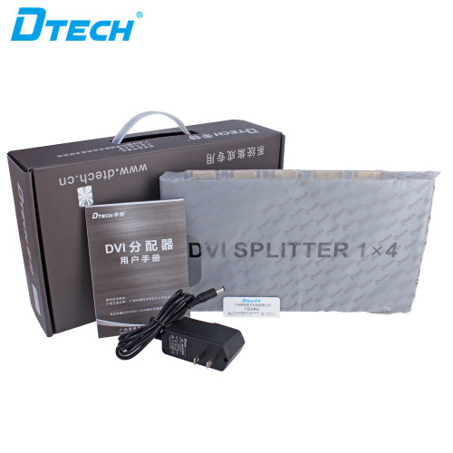 1920x1080@60Hz 1 to 4 Ports Metal Shell DVI Splitter