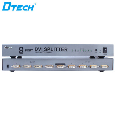 Metal Shell 1920x1080@60Hz DVI Splitter 1 to 8 Ports