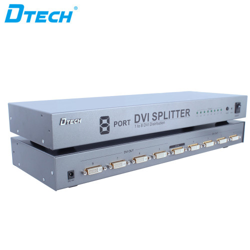 Metal Shell 1920x1080@60Hz DVI Splitter 1 to 8 Ports