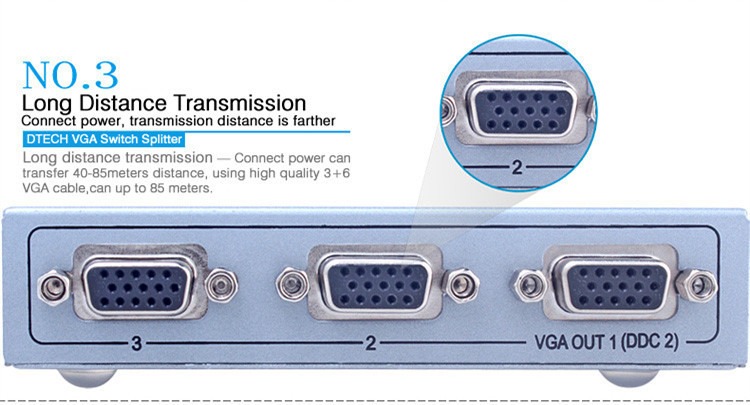 VGA Switch Splitter 2*3(250MHZ)