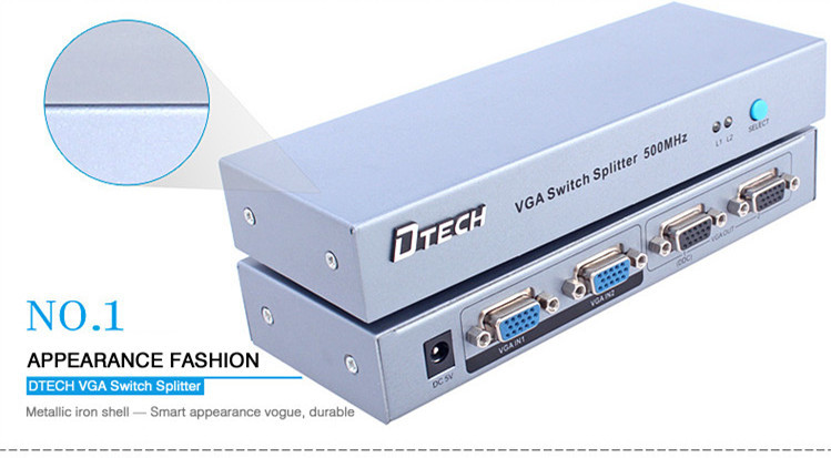 VGA Switch Splitter 2*2(500MHZ)