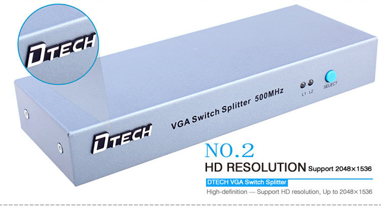 VGA Switch Splitter 2*2(500MHZ)