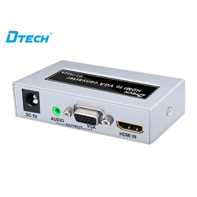 High Quality Metal shell 1080p HDMI TO VGA Converter