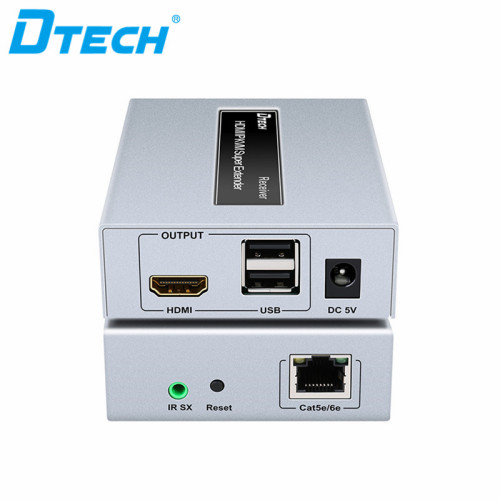 DT-7050 1080P HDMI IP KVM extender 100m with IR
