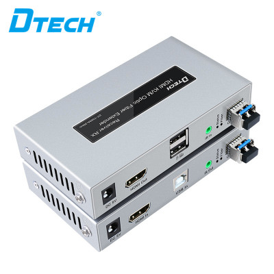 DT-7059  Factory Price OEM ODM KVM RX TX HDMI over fiber extender over fiber 20km