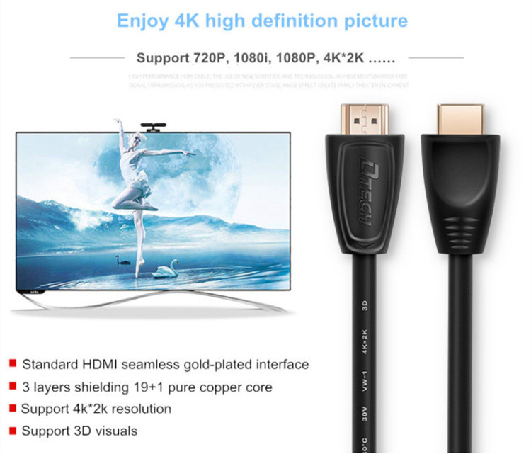 4K 1080p HDMI Cable 3M