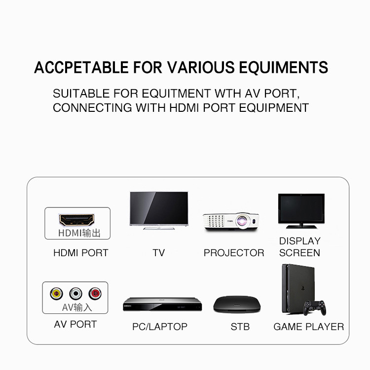 Dtech AV to HDMI high-definition converter