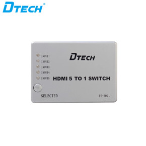 DTECH DT-7021 1080P IR remote control HDMI SWITCH 5 In 1 Out