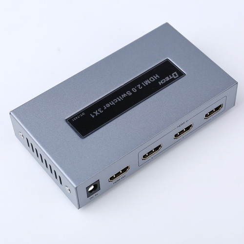 DTECH DT-7431 4K CCTV HDMI Switch 3 in 1 out with IR