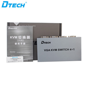 DTECH DT-7017 1920 * 1440 VGA KVM SWITCH 4 in 1 out
