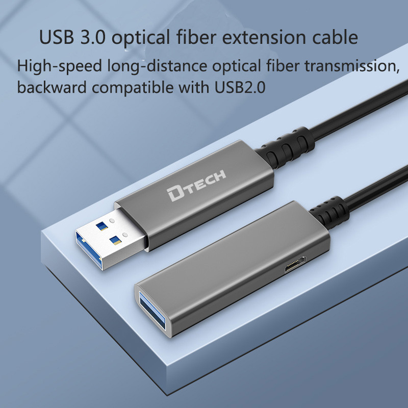 dtech جديد وصول كابل الألياف USB