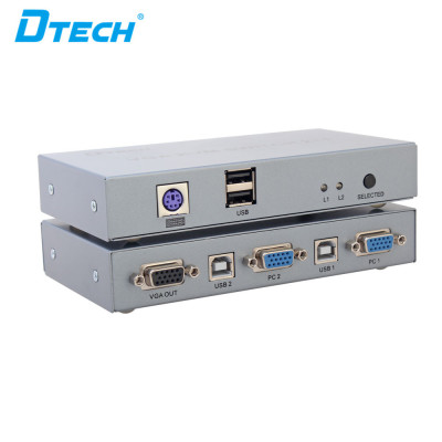 DTECH DT-7016 Good Quality 1920 x 1440  KVM Switch 2x1