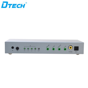 DTECH DT-7041 3D 4K*2K HDMI Switch 4 to 1+Audio