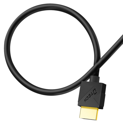 Dtech Nuevo producto DVD TV 4K Cobre puro 0,5 m Mini Cable HDMI Puerto de pantalla micro Cable HDMI a HDMI