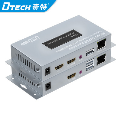 Dtech Via LAN Cable 1080p 120m tx rx rj45 to Hdmi Kvm Extender IR Hdmi Extender