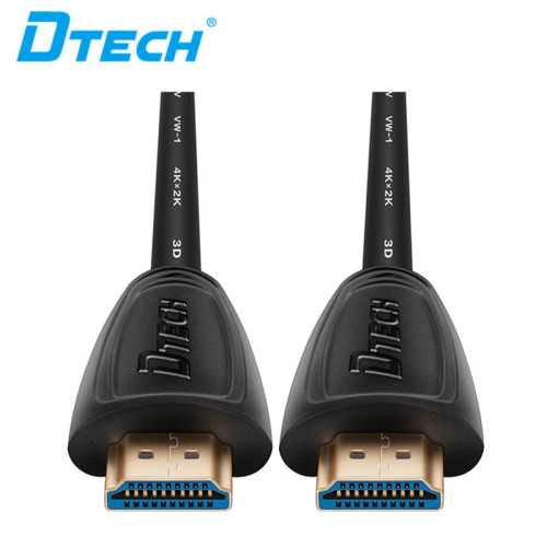 DTECH Hot Selling Pure Copper HD Video Cable 1m Black 4k Mini Hdmi Cable