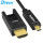High Speed DTECH Fiber Optic HDMI Cable 20m Ultra HD 4K 60Hz 444 Subsampling 18Gbps Standard Hdmi Connetor Fiber Cable