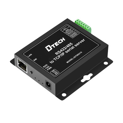 DTECH Industrial Wireless Serial Device Servers RS232/422 to TCP/IP Data Converter to Ethernet rs232 to rs485