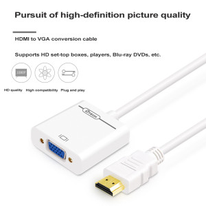 DTECH factory price 1080p male to female audio and video converter adapter HDMI to VGA cable