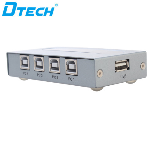 Dtech High speed 4port USB 2.0 cable audio video touch switcher PC sharing device switcher