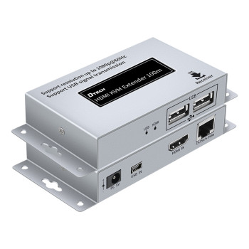 DTECH 4k 1080p Ethernet transmit and receive 100m hdmi kvm extender