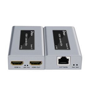 Dtech 1080p 60M Over Single Cat5 Cat6 Extender HDMI Over Ethernet Support IR Copy EDID Function HDMI Extender