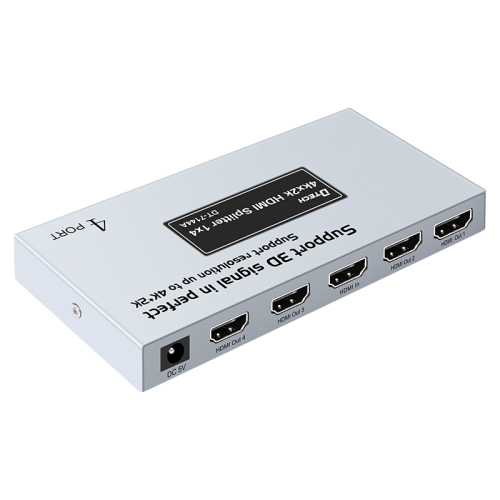 DT-7144A HD 3D 4K@30hz 4 ports HDMI Splitter 1X4
