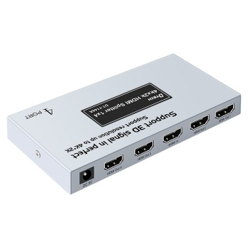 4k 3D 1080p 60hz 1x4 2.0 hdmi splitter for HDTV