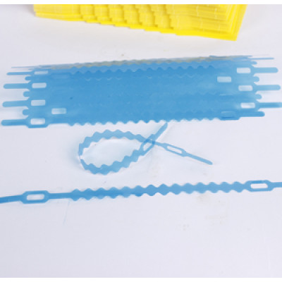 PE Gang Twist Ties for plastic bags closure/colorful twist ties