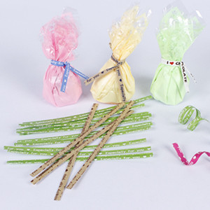 HD Factory Custom Printing Eco-friendly Paper Twist Ties for Bread Bag Package