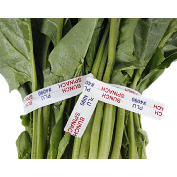 paper vegetable twist ties/ waterproof twist ties/ printed twist ties