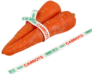 paper vegetable twist ties/ waterproof twist ties/ printed twist ties