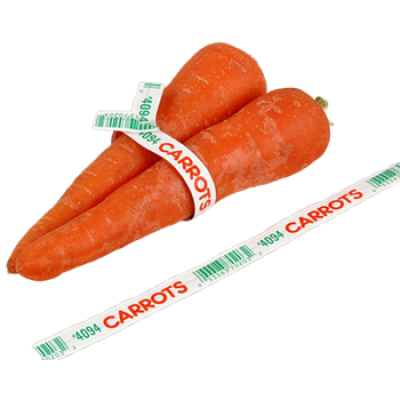 paper vegetable twist ties/ waterproof twist ties/ printed twist ties