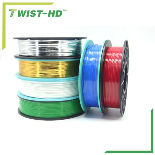 Spool metallic twist ties for bakery