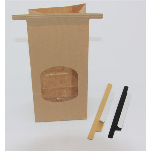 Gold colour paper tin tie for bread bag closure