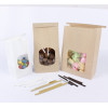 Adhesive paper tin tie for coffee bag closure