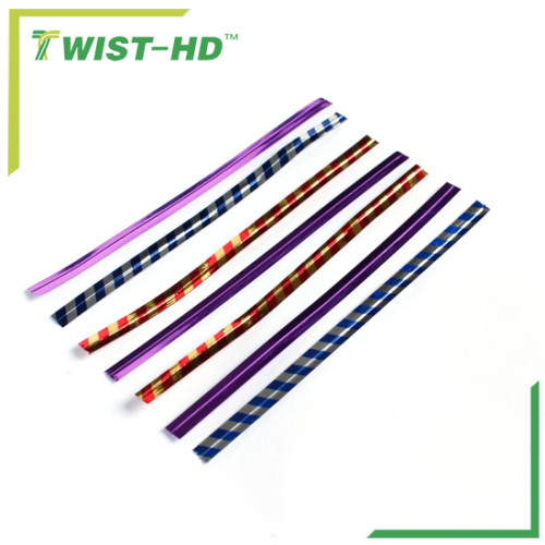 Single wire 4mm 8mm 9.5mm width pet twist tie