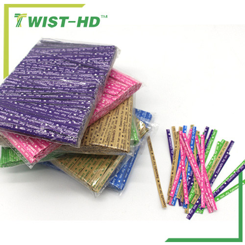 Good quality paper twist tie for baking confectionery packing