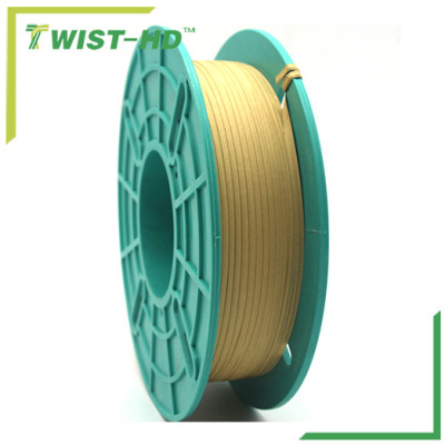 Spool paper twist ties/bag closure
