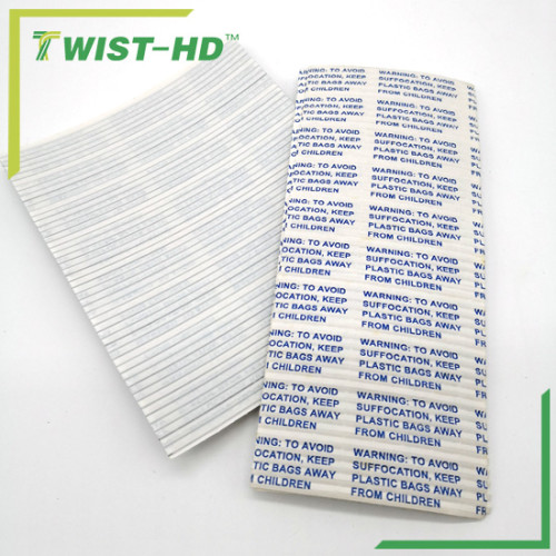 plastic/paper gang twist ties for trash bags