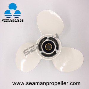 Aluminum Outboard Propeller 11-3/8X12 Pitch For Yamaha 25-60HP motor engine 663-45952-02-EL