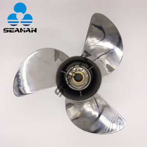New 13 1/2x15 Stainless steel Outboard Propeller 6E5-45947-00-EL For Yamaha 50-130HP engine with good quality from China