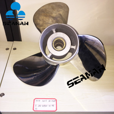 13x17-K Outboard Stainless Steel Propeller for Yamaha 60HP 70HP 75HP 80HP 85HP