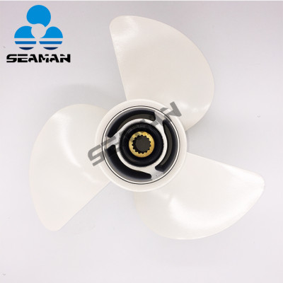 14 X 11 RH 3 blades Aluminum Propeller suit for yamaha engine 70 75 80 90 100 115 130 hp t c e f p