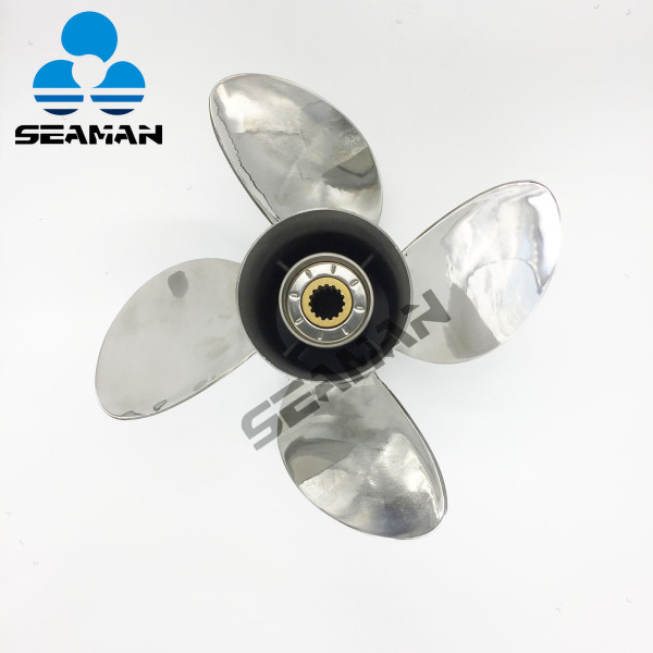 New 13 1/2 x 15 Pitch Stainless Steel Props for Yamaha Outboard 150-300 Hp engine good quality in CHINA