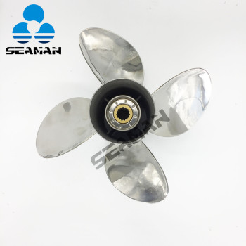 Hélice en acier inoxydable de 50 à 140 CV TAILLE 13-1/2X15 pour moteur hors-bord Yamaha Honda