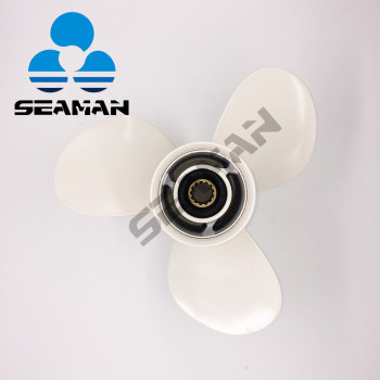 11 1/2 X 13 hélice de aluminio fuera de borda para motor Yamaha 25-60HP 663-45974-02-98