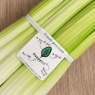 VEGETABLE TWIST TIE WITH LABEL