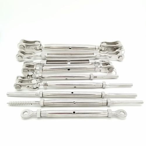 Terada Eye and Eye Wire Rope Turnbuckle Stainless Steel Material SS316 US Type Construction Project Accessories | China Factory Price