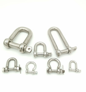 Terada Stainless Shackles SS316 High Polished for 8mm Cable with ISO9001 | Shackle Project Accessories